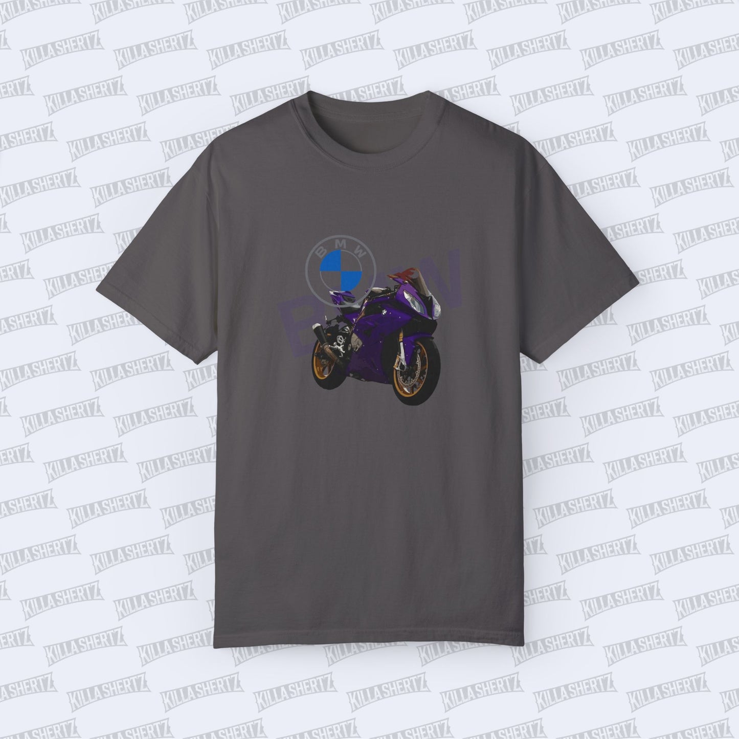 Killa Shertz x Auto Moto - Arts Collection BMW "Barney" Unisex Garment Dyed T-Shirt
