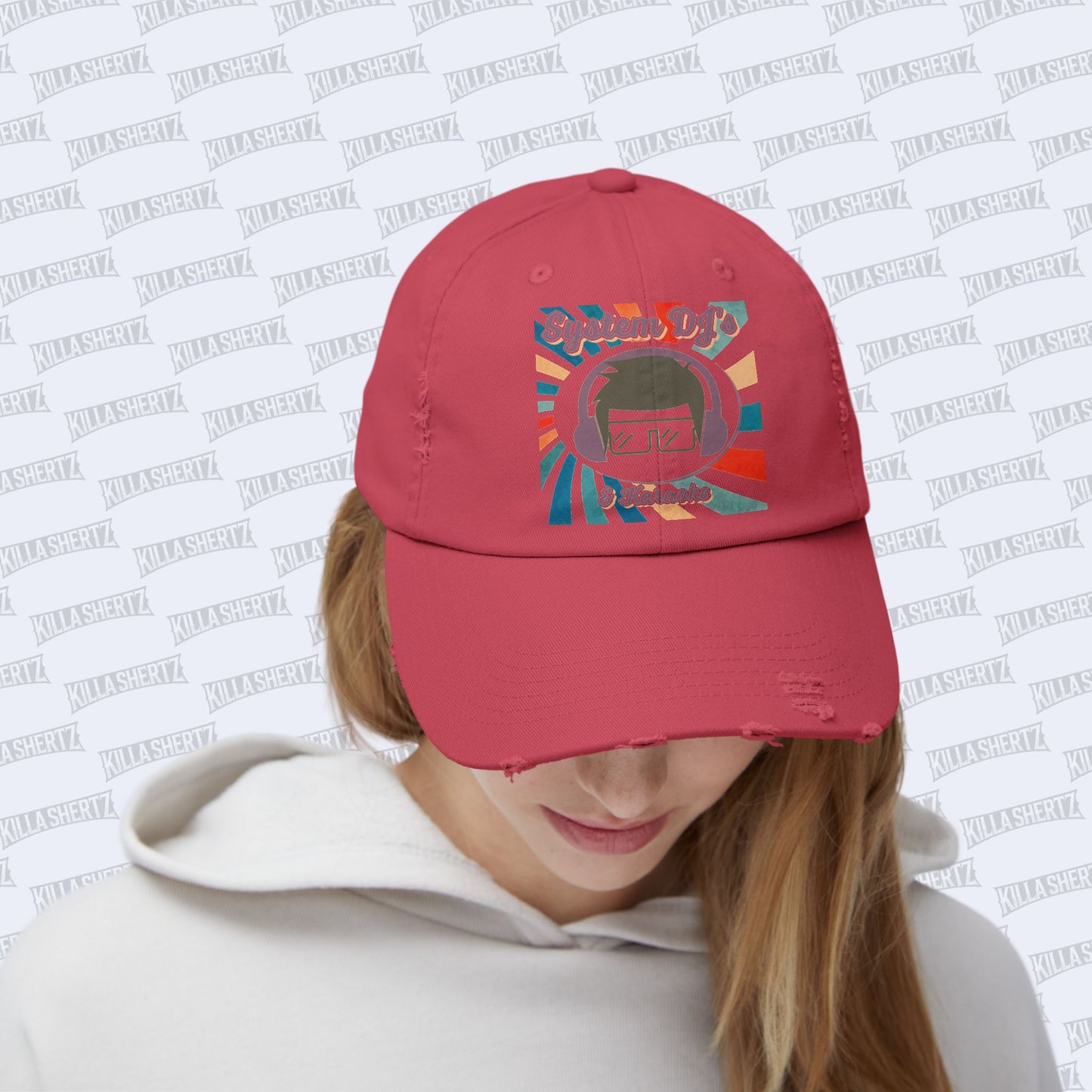 System DJs - Unisex Distressed Cap