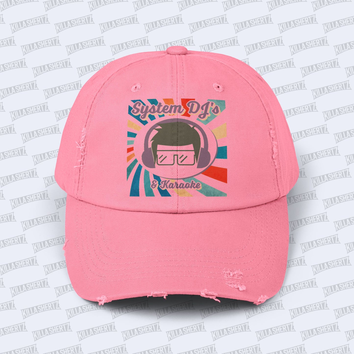 System DJs - Unisex Distressed Cap