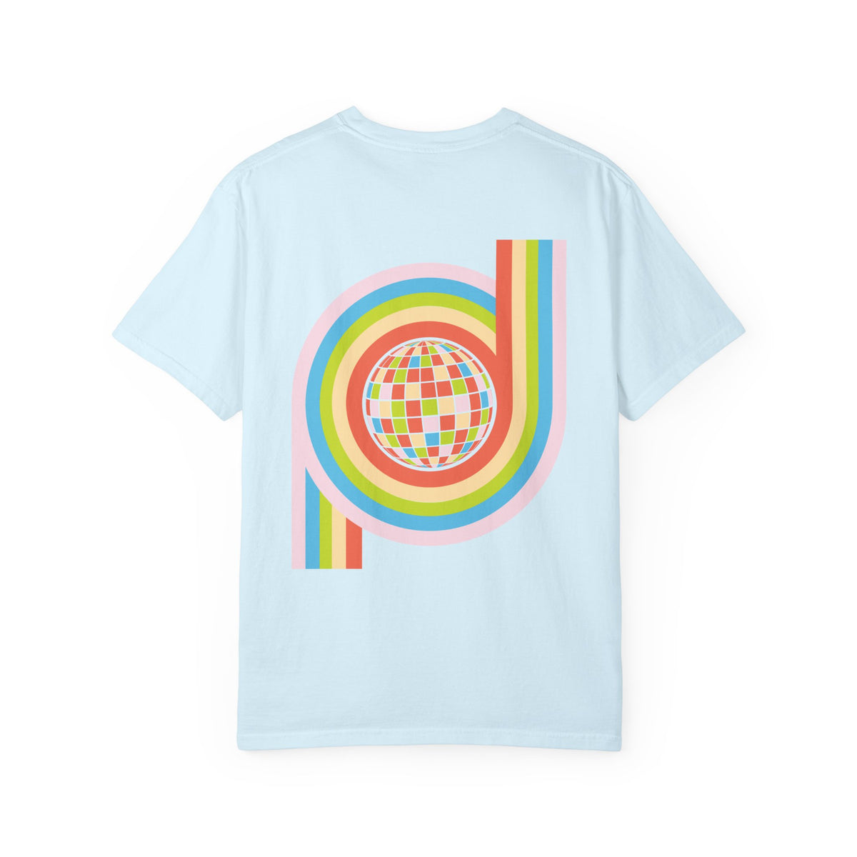 System DJ's - Disco Ball Unisex Garment Dyed T-Shirt