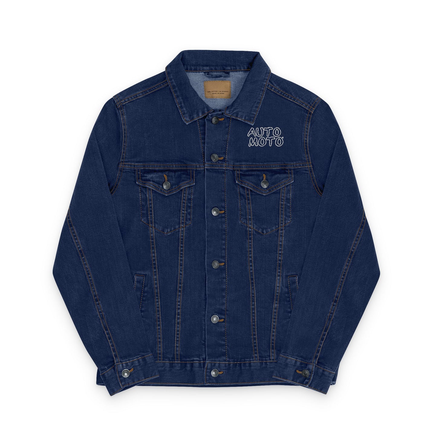 AUTO MOTO - Racing Team Denim Jacket (Embroidered)