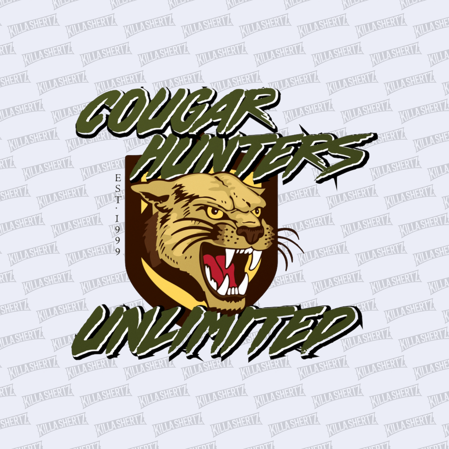 Killa Shertz - Cougar Hunters Unlimited Vinyl Decal