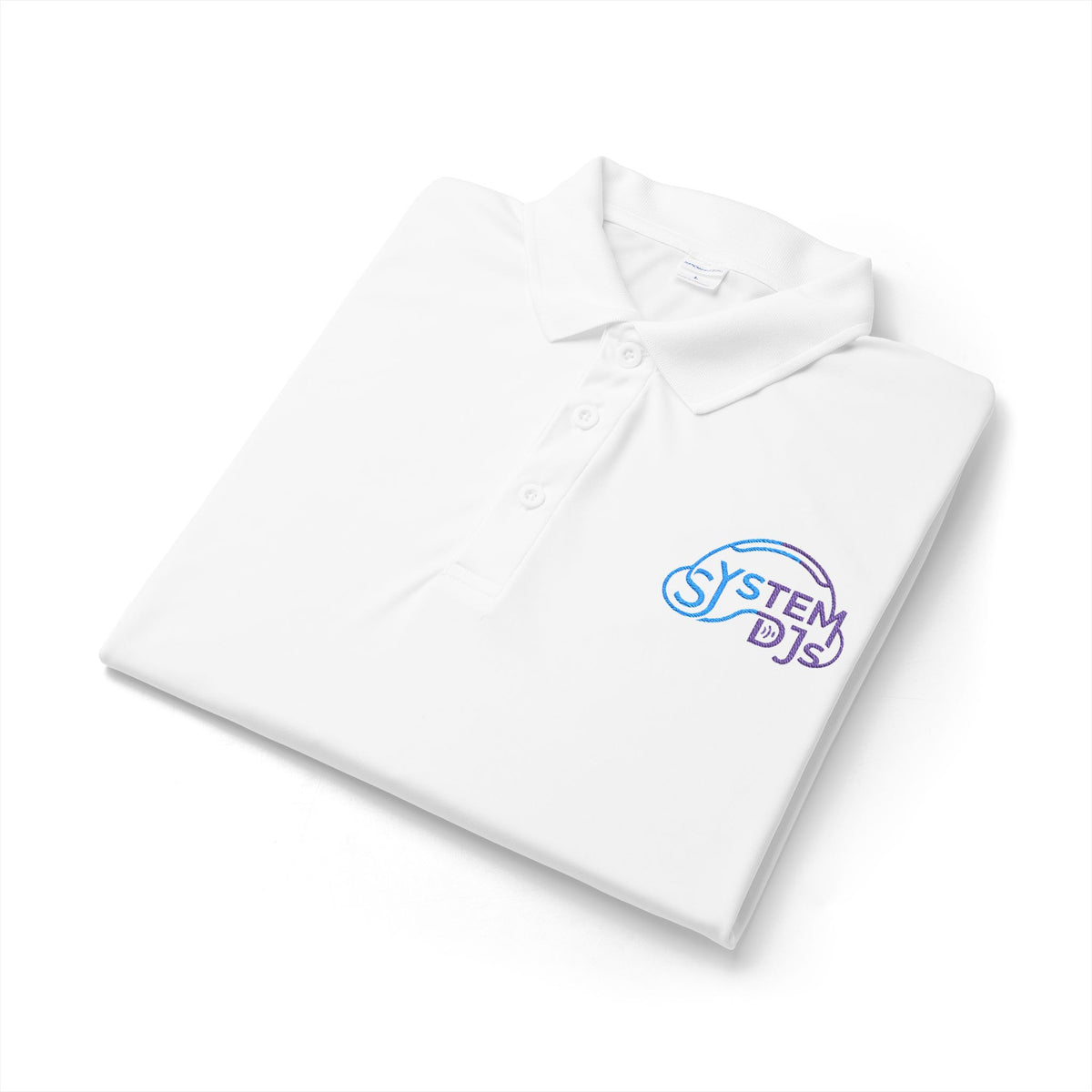 System DJs - Sport Polo Gradient Embroidered Logo