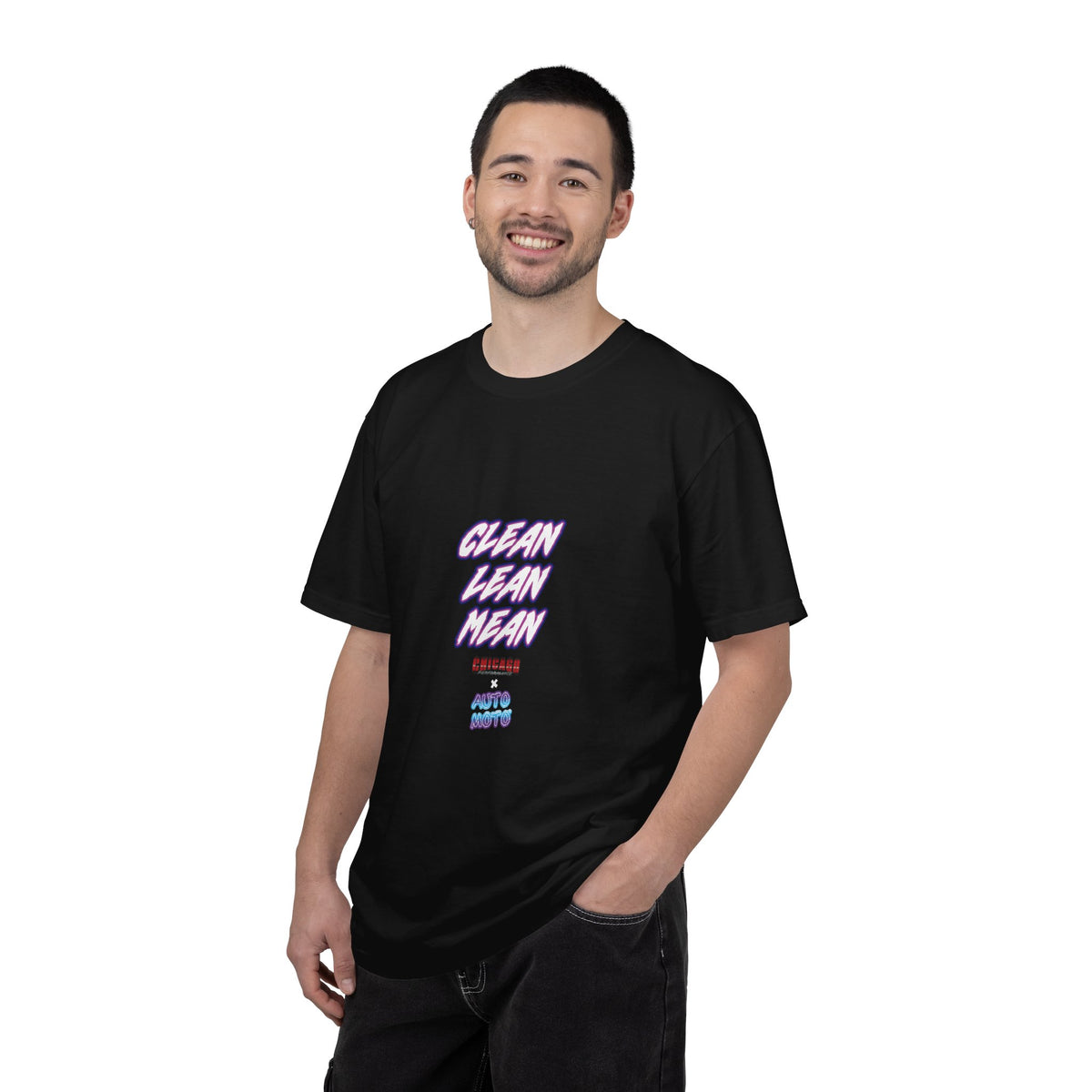 Chicago Performance X AUTO MOTO - "CLEAN, LEAN, MEAN" Garment Dyed Heavyweight T-Shirt