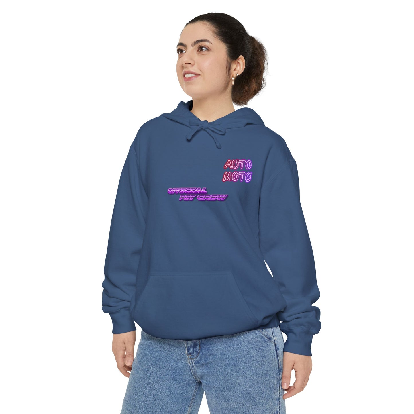 AUTO MOTO Racing Team Unisex Garment-Dyed Hoodie