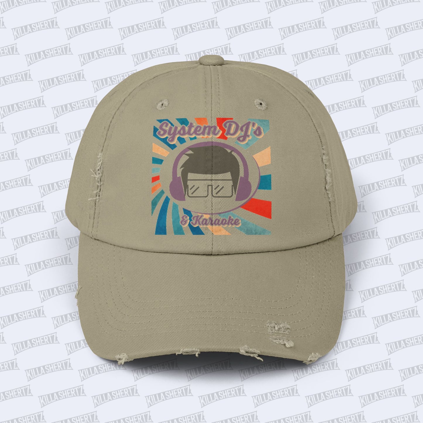 System DJs - Unisex Distressed Cap
