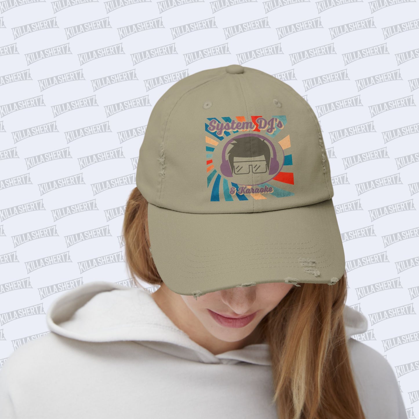System DJs - Unisex Distressed Cap
