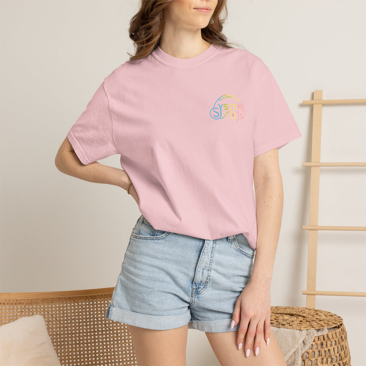 System DJ's - Behind the Booth Unisex Garment Dyed T-Shirt