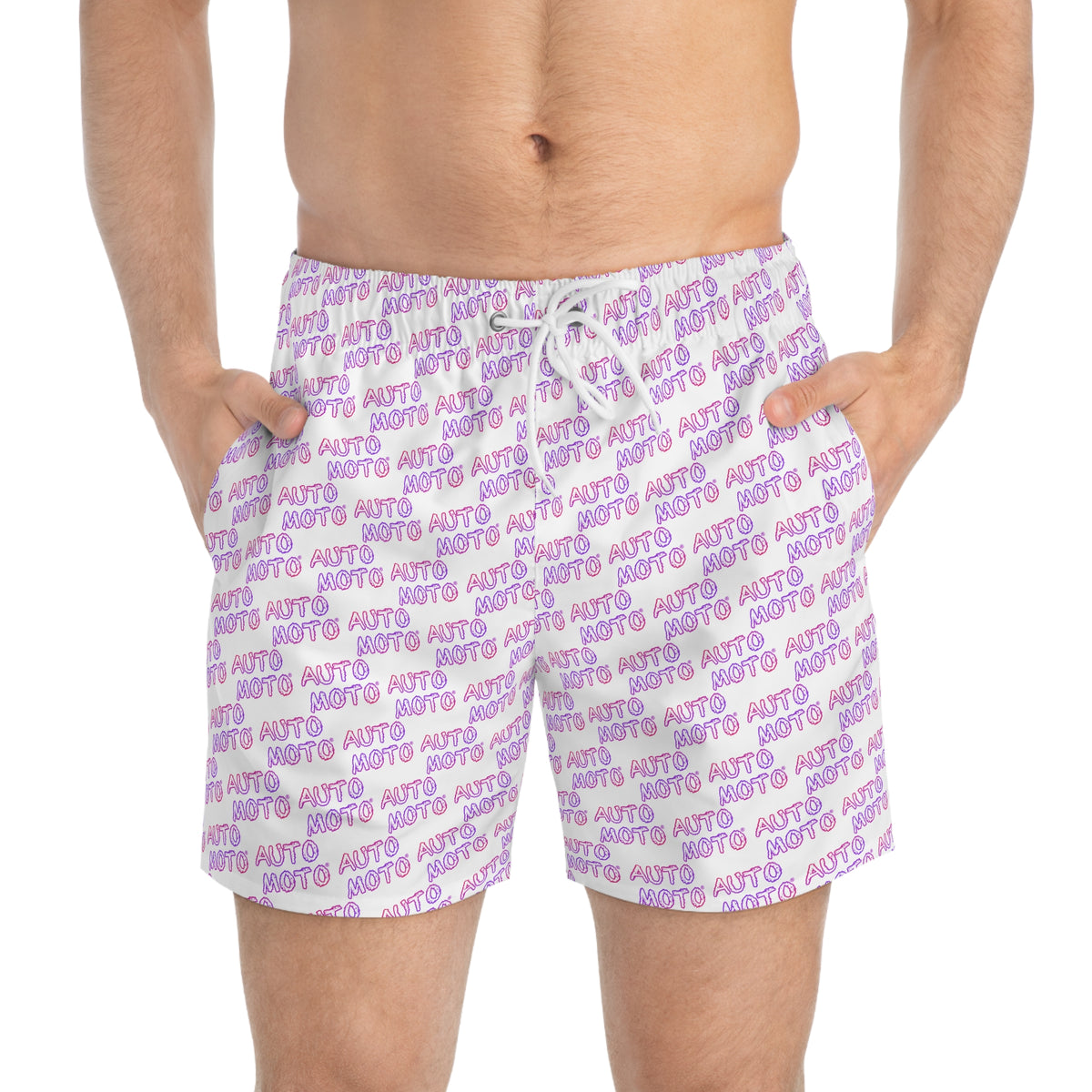 AUTO MOTO - Logo Men's Swim Trunks