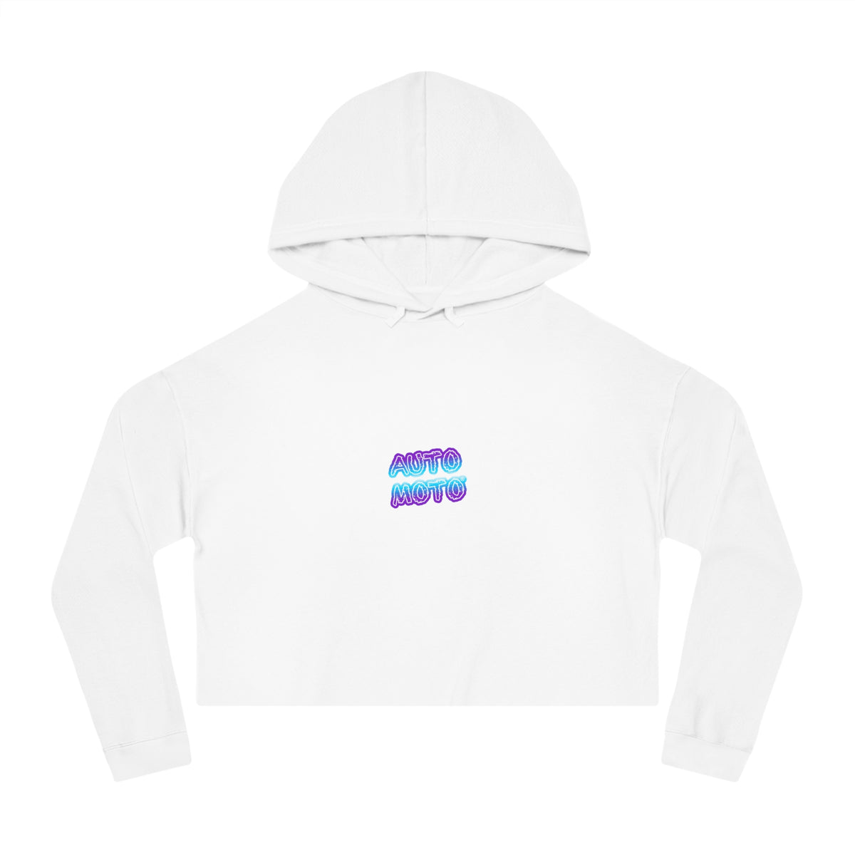 AUTO MOTO - Racing Team Logo - Women’s Cropped Hooded Sweatshirt