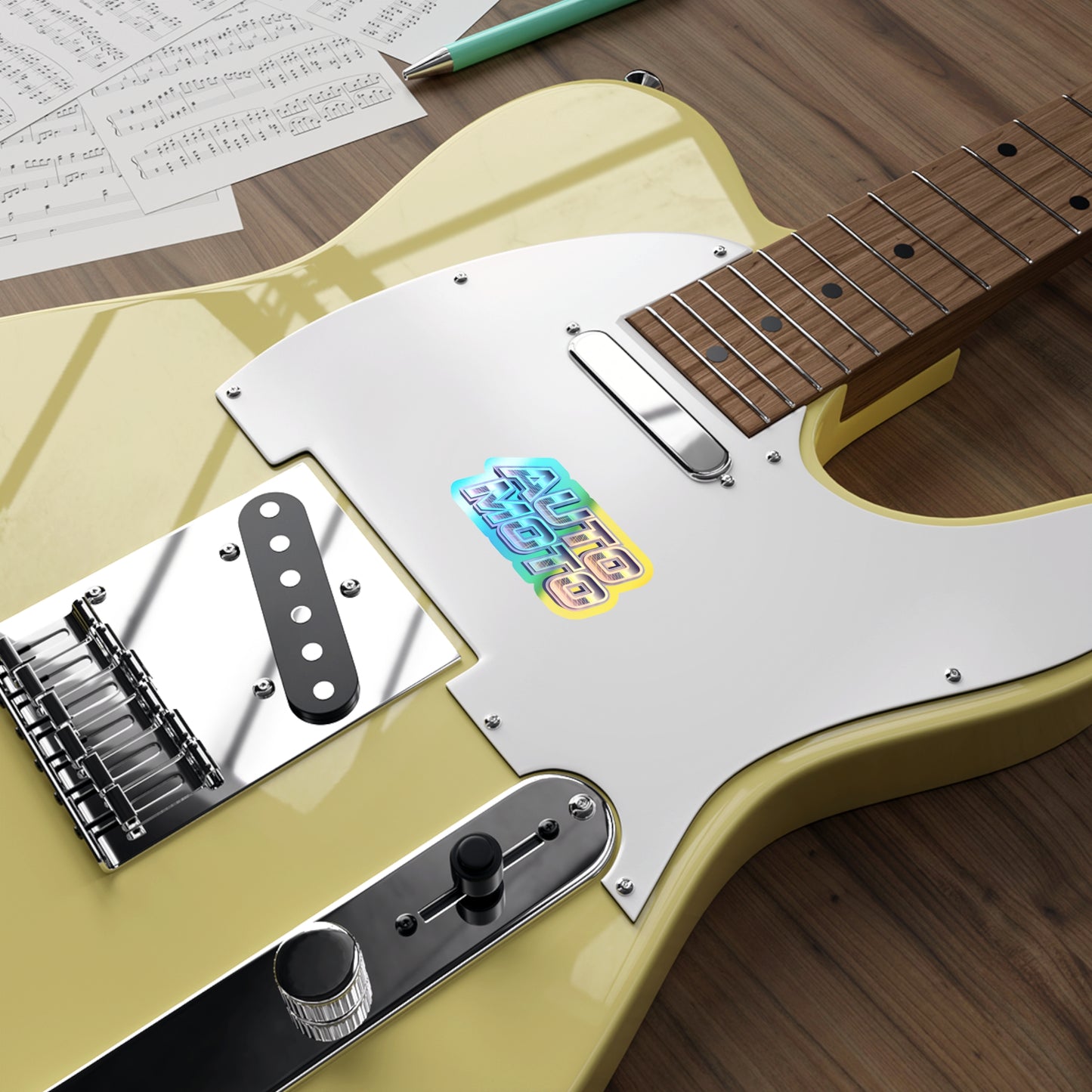 AUTO MOTO - Holographic Die-cut Stickers