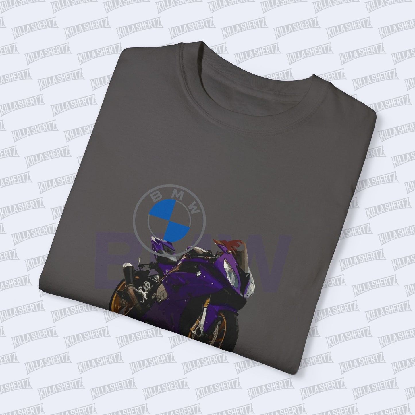 Killa Shertz x Auto Moto - Arts Collection BMW "Barney" Unisex Garment Dyed T-Shirt