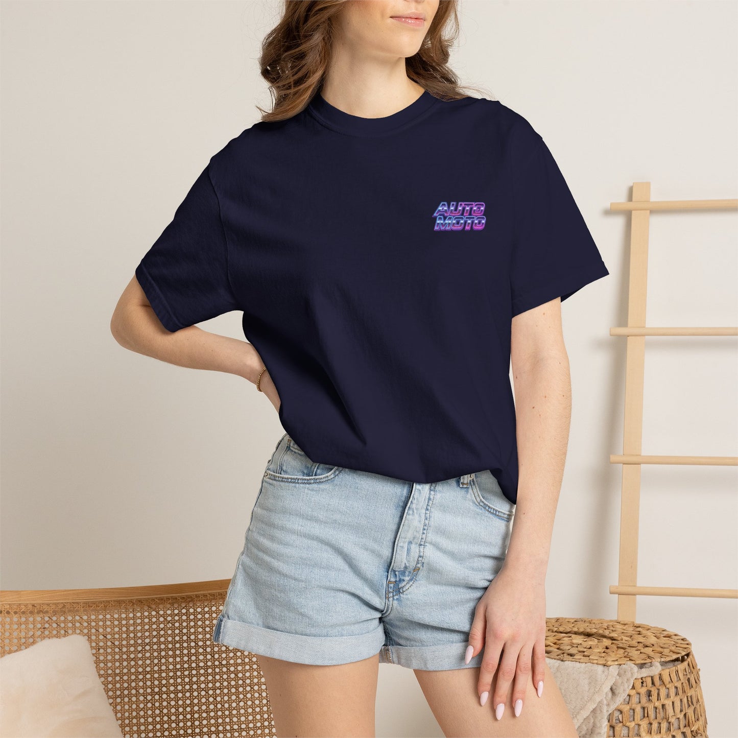 AUTO MOTO - Synth Wave - Garment-Dyed T-shirt