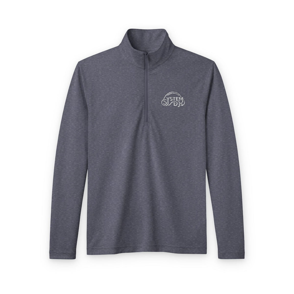 System DJs- Tri-Blend Wicking Quarter-Zip Pullover