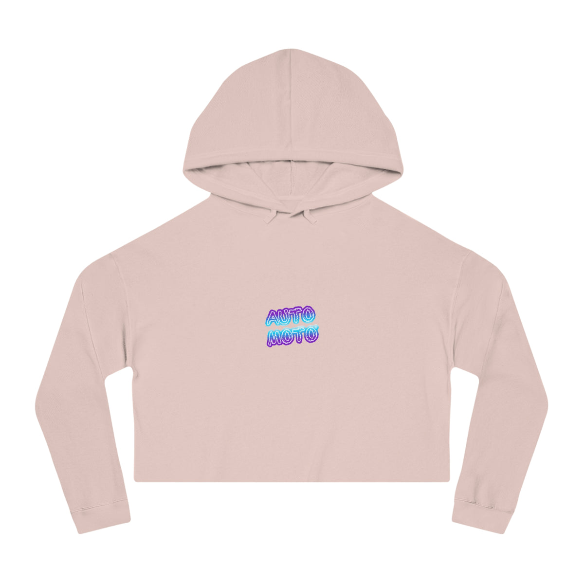 AUTO MOTO - Racing Team Logo - Women’s Cropped Hooded Sweatshirt