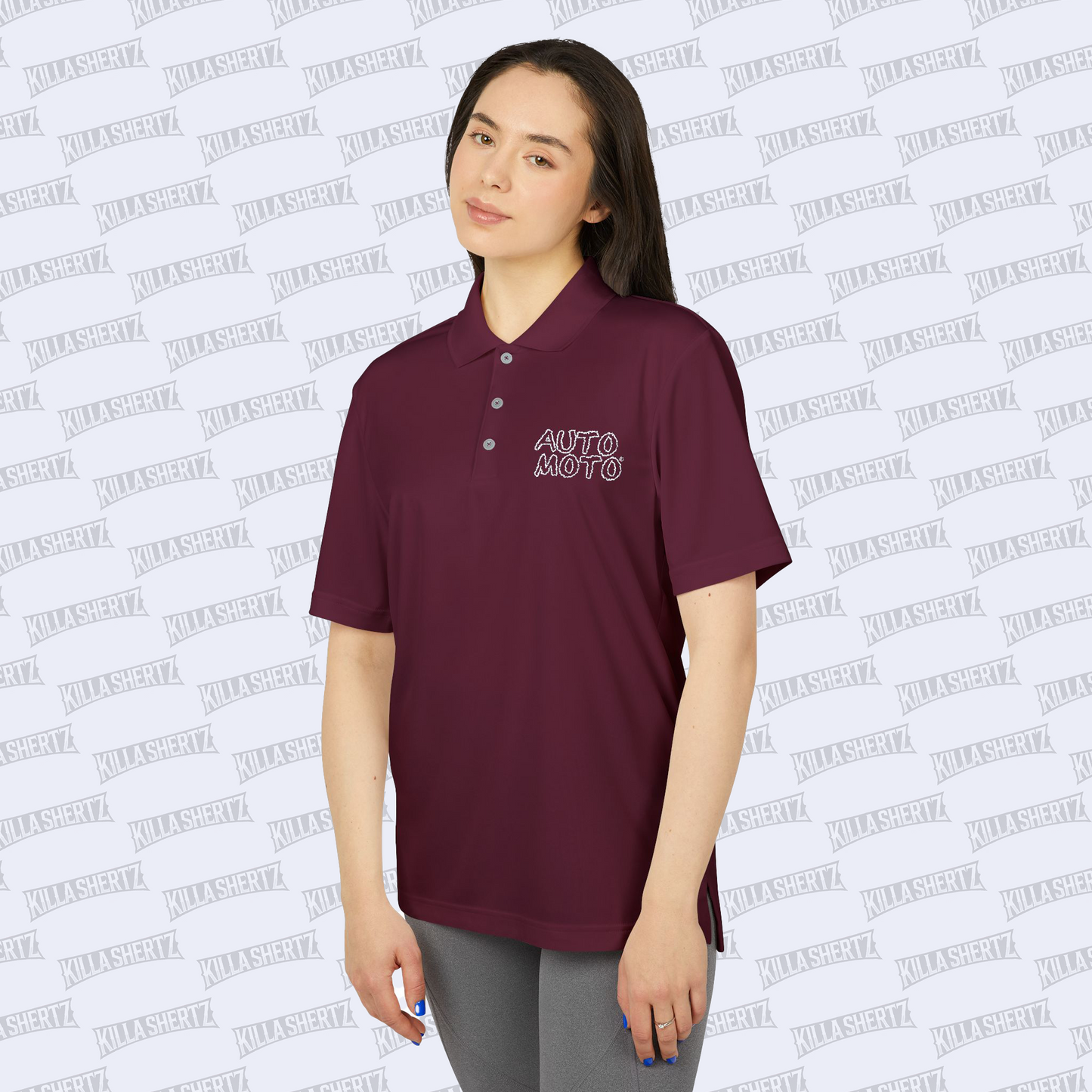 AUTO MOTO - adidas Unisex Performance Polo