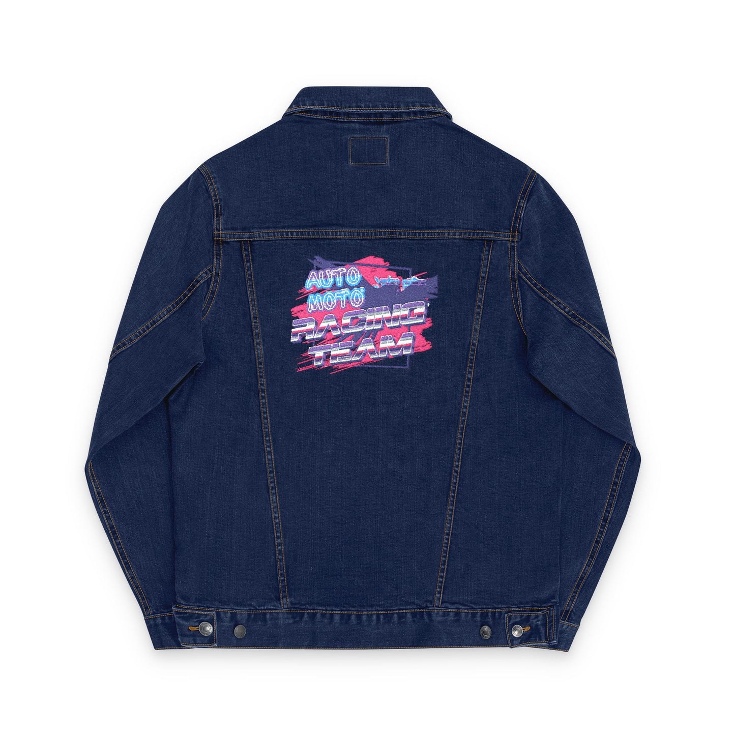 AUTO MOTO - Racing Team Denim Jacket (Embroidered)