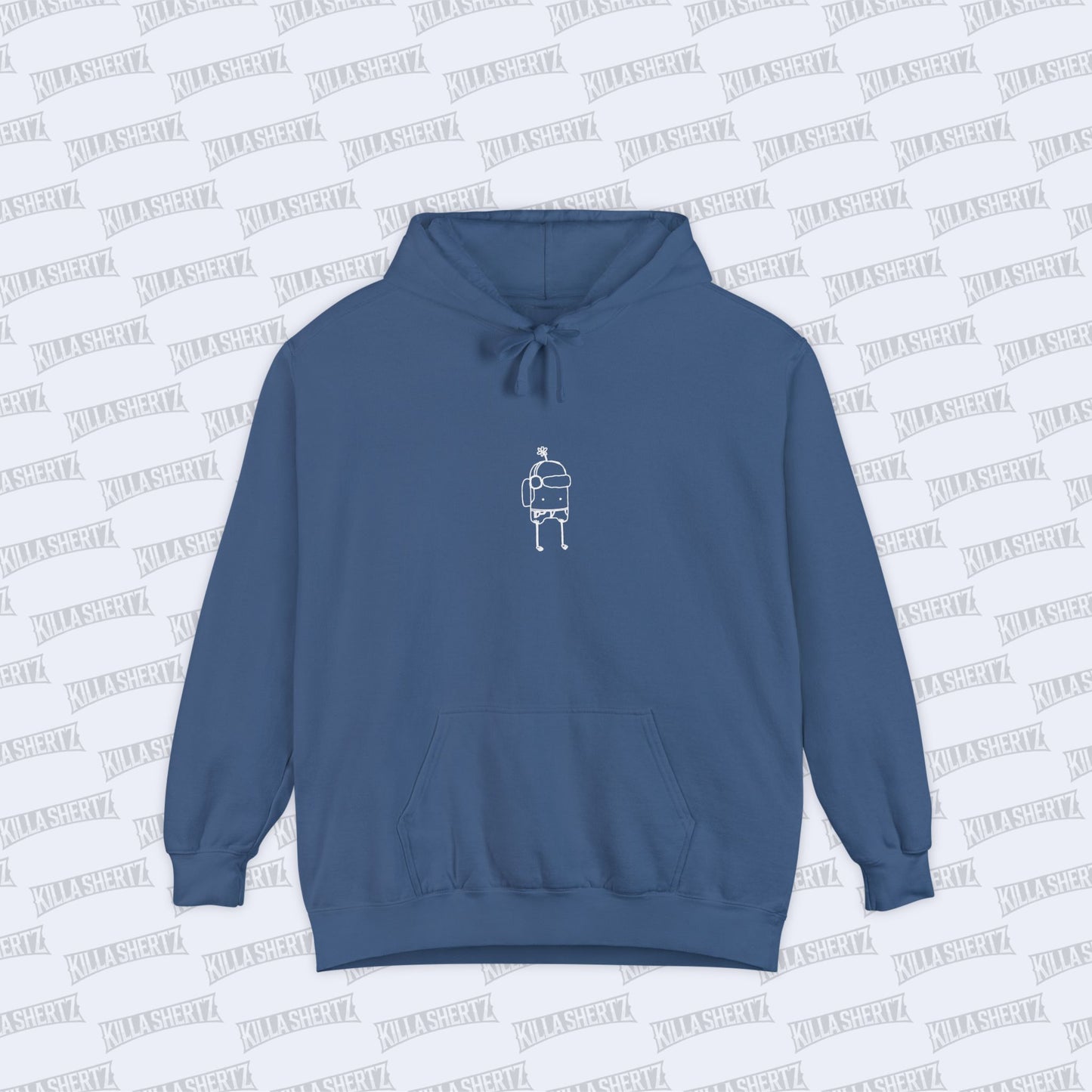 Killa Shertz -Chimpin' Ain't Easy Garment Dyed Hoodie