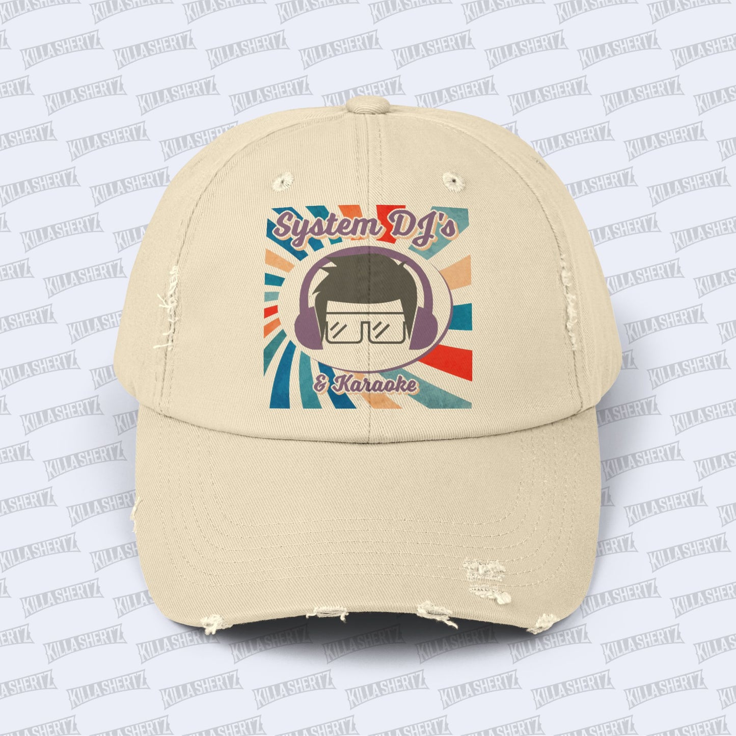 System DJs - Unisex Distressed Cap