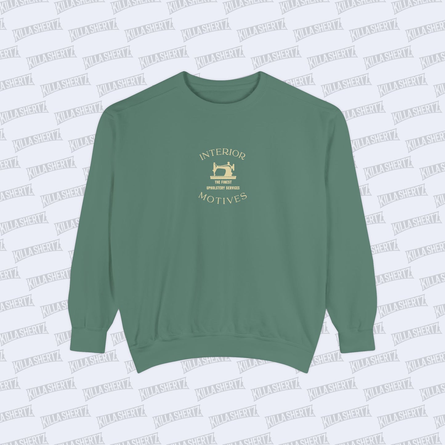 Interior Motives - Logo Unisex Garment Dyed Crewneck Sweatshirt