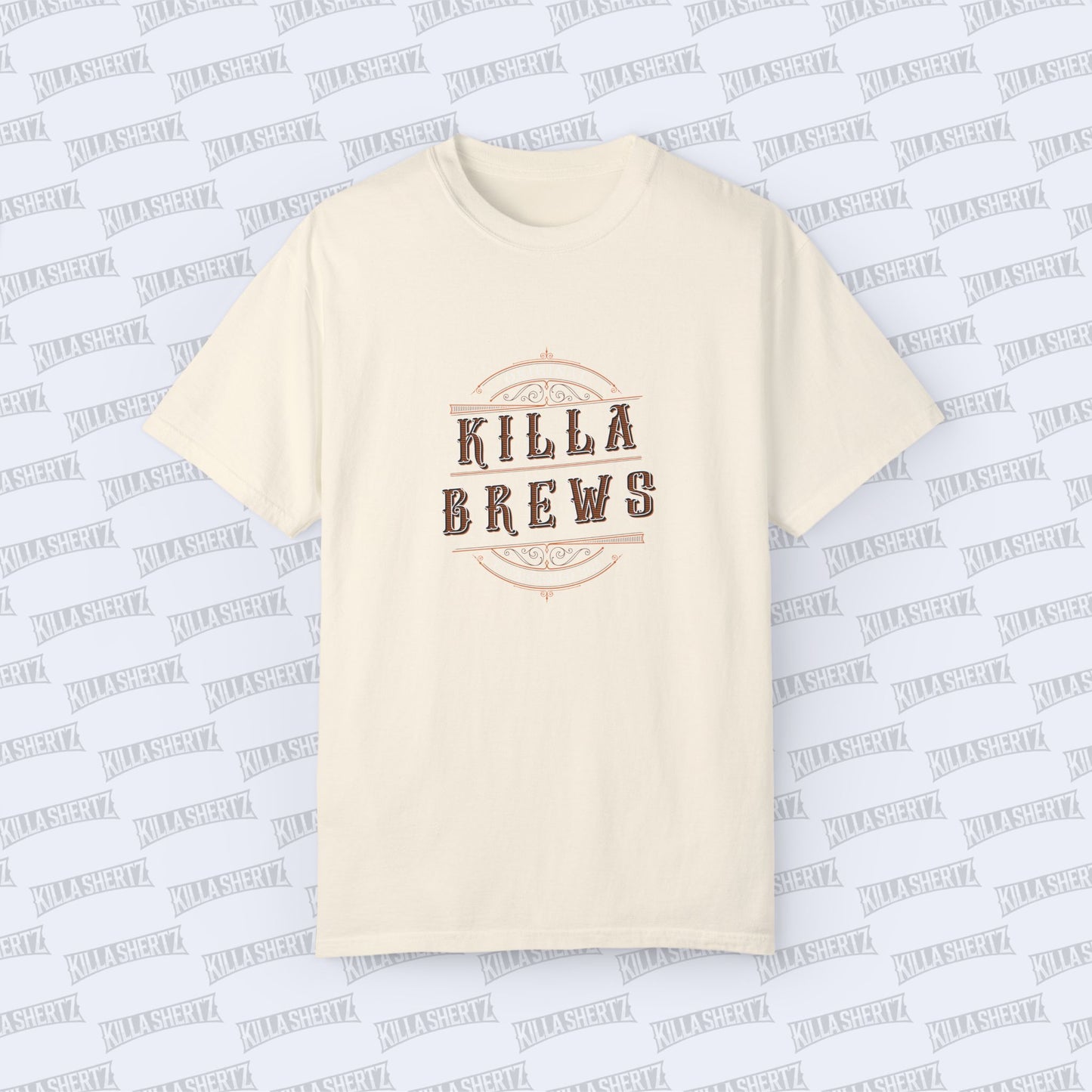 Killa Shertz - Killa Brews "Can't Wait to Get In" Cider Unisex Garment Dyed T-Shirt