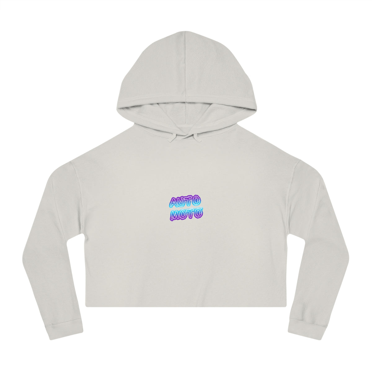 AUTO MOTO - Racing Team Logo - Women’s Cropped Hooded Sweatshirt