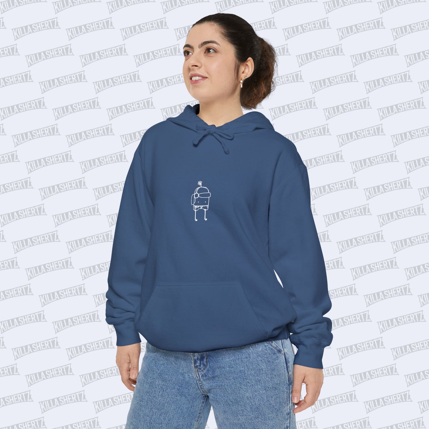 Killa Shertz -Chimpin' Ain't Easy Garment Dyed Hoodie