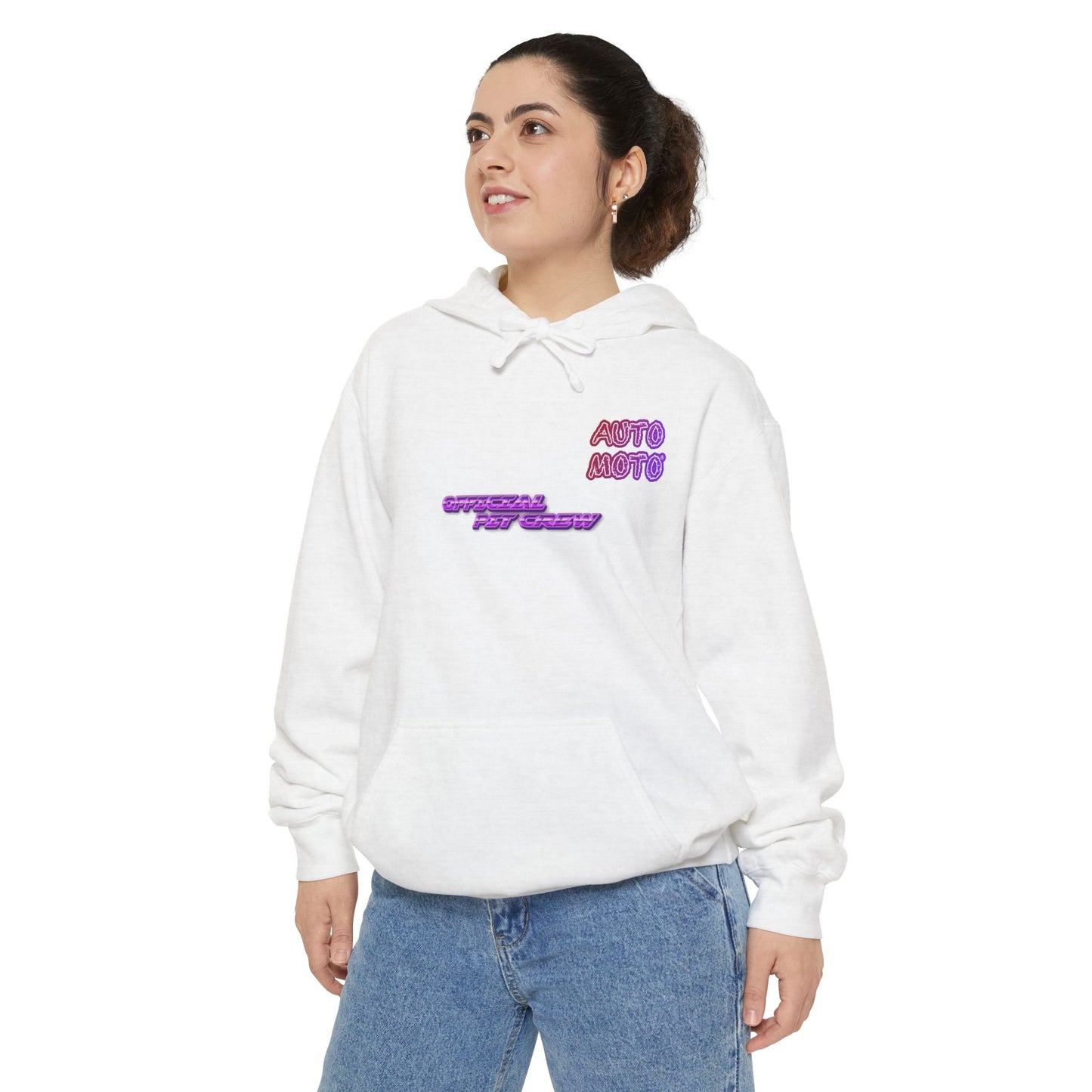 AUTO MOTO Racing Team Unisex Garment-Dyed Hoodie