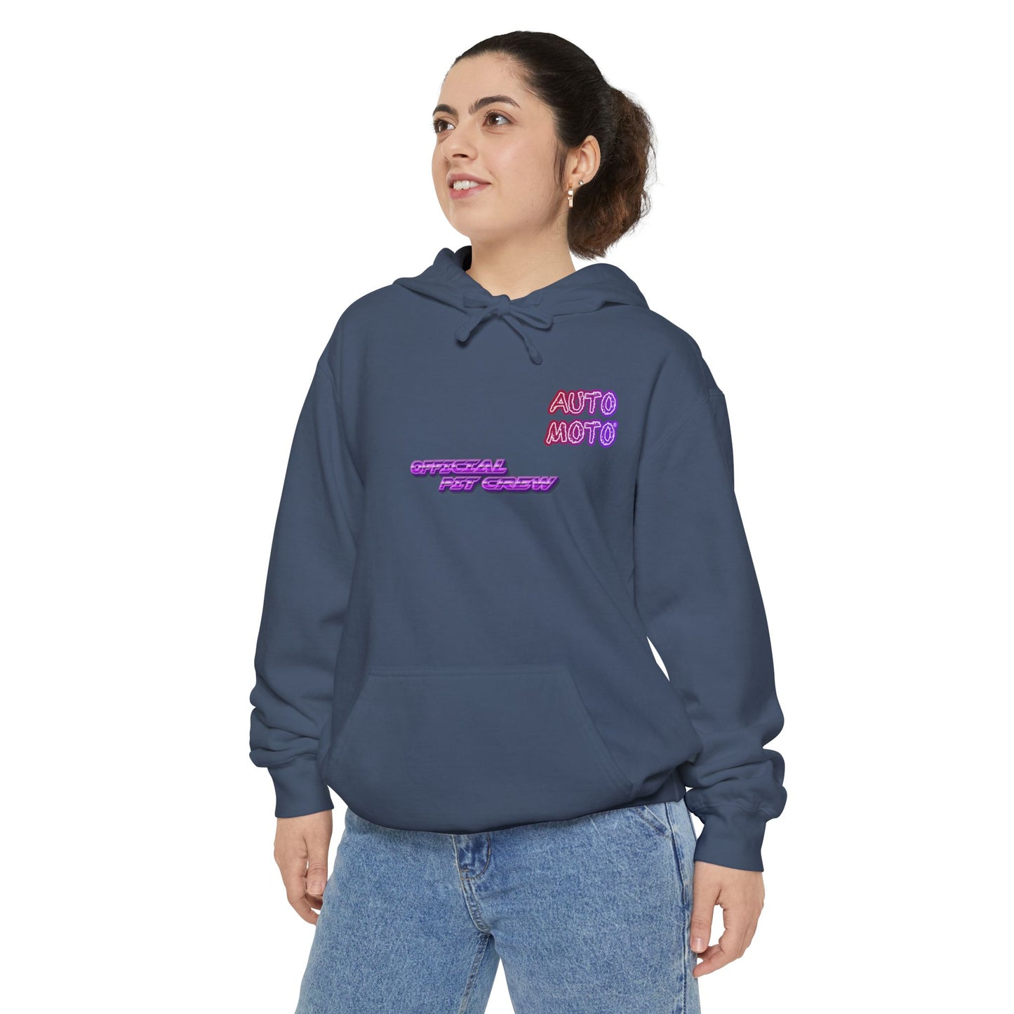 AUTO MOTO Racing Team Unisex Garment-Dyed Hoodie