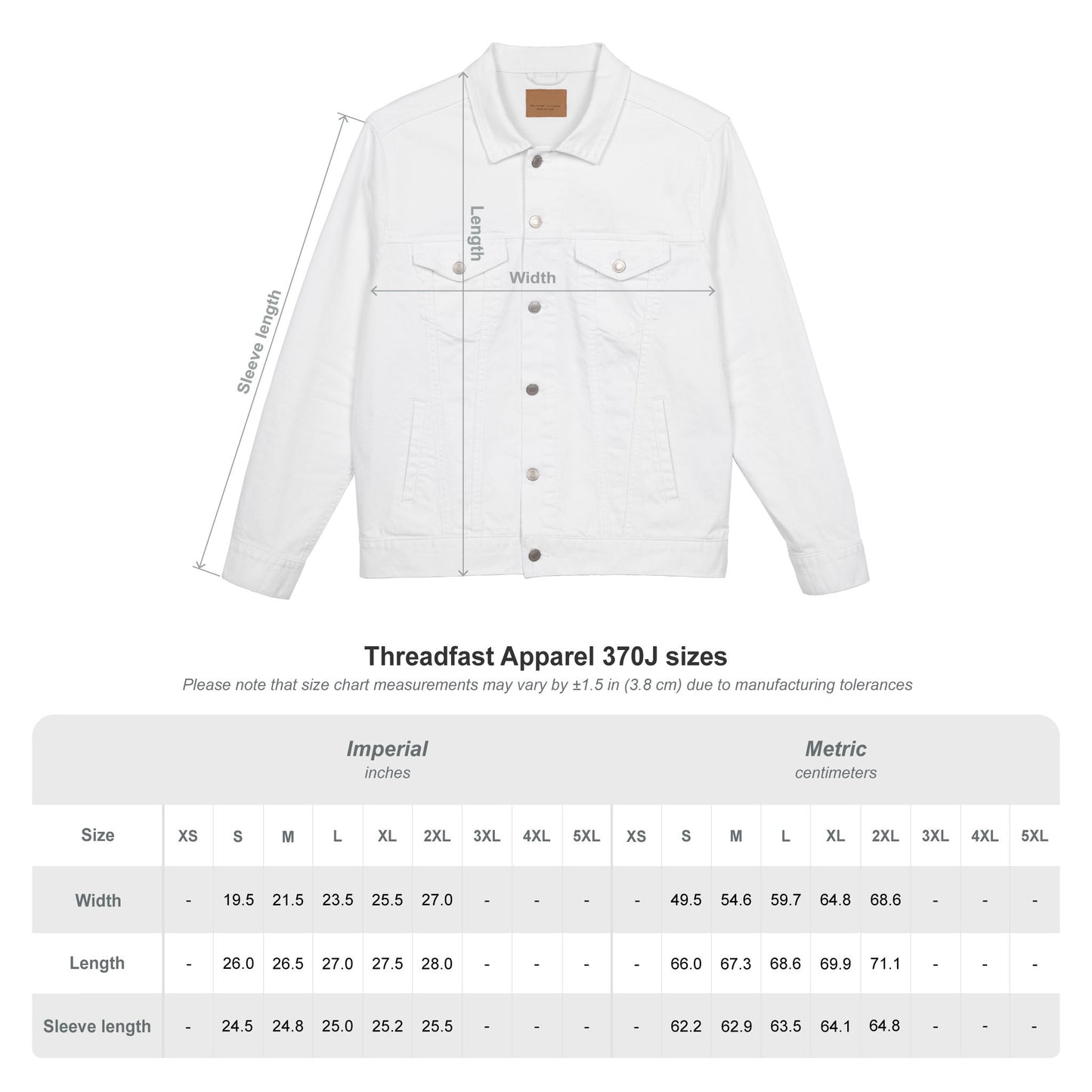 Interior Motives Logo Denim Jacket (Embroidered -Green-)