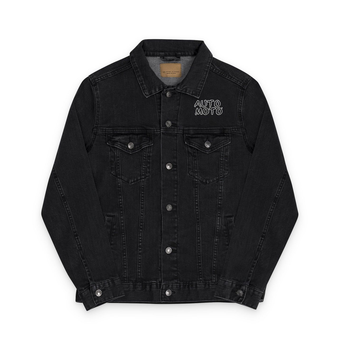 AUTO MOTO - Racing Team Denim Jacket (Embroidered)