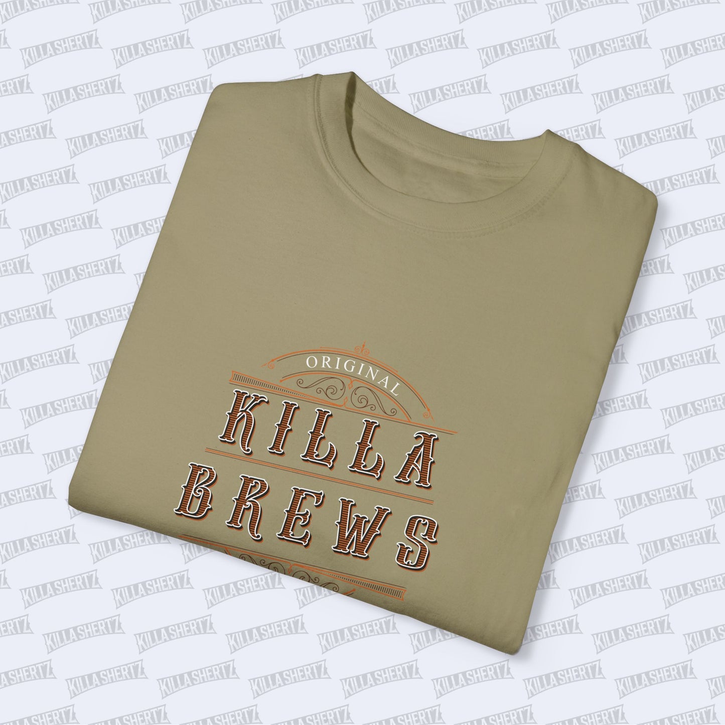 Killa Shertz - Killa Brews "Can't Wait to Get In" Cider Unisex Garment Dyed T-Shirt