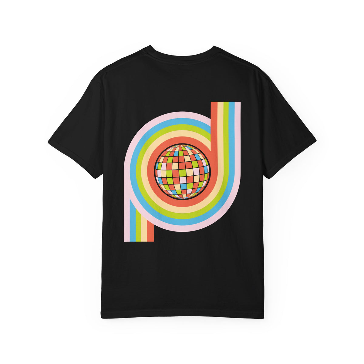 System DJ's - Disco Ball Unisex Garment Dyed T-Shirt