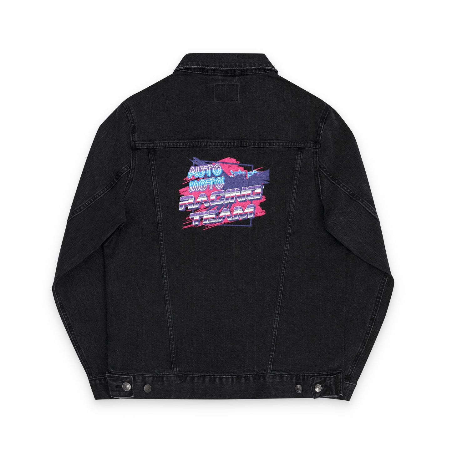 AUTO MOTO - Racing Team Denim Jacket (Embroidered)