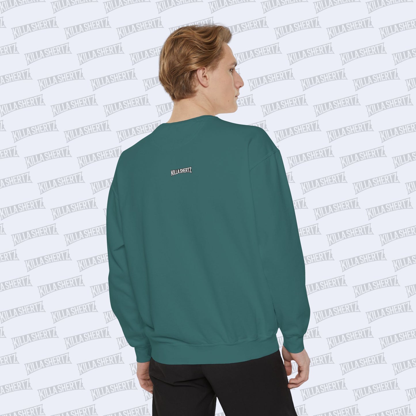 Killa Shertz - i'd rather not internet... Garment Dyed Crewneck