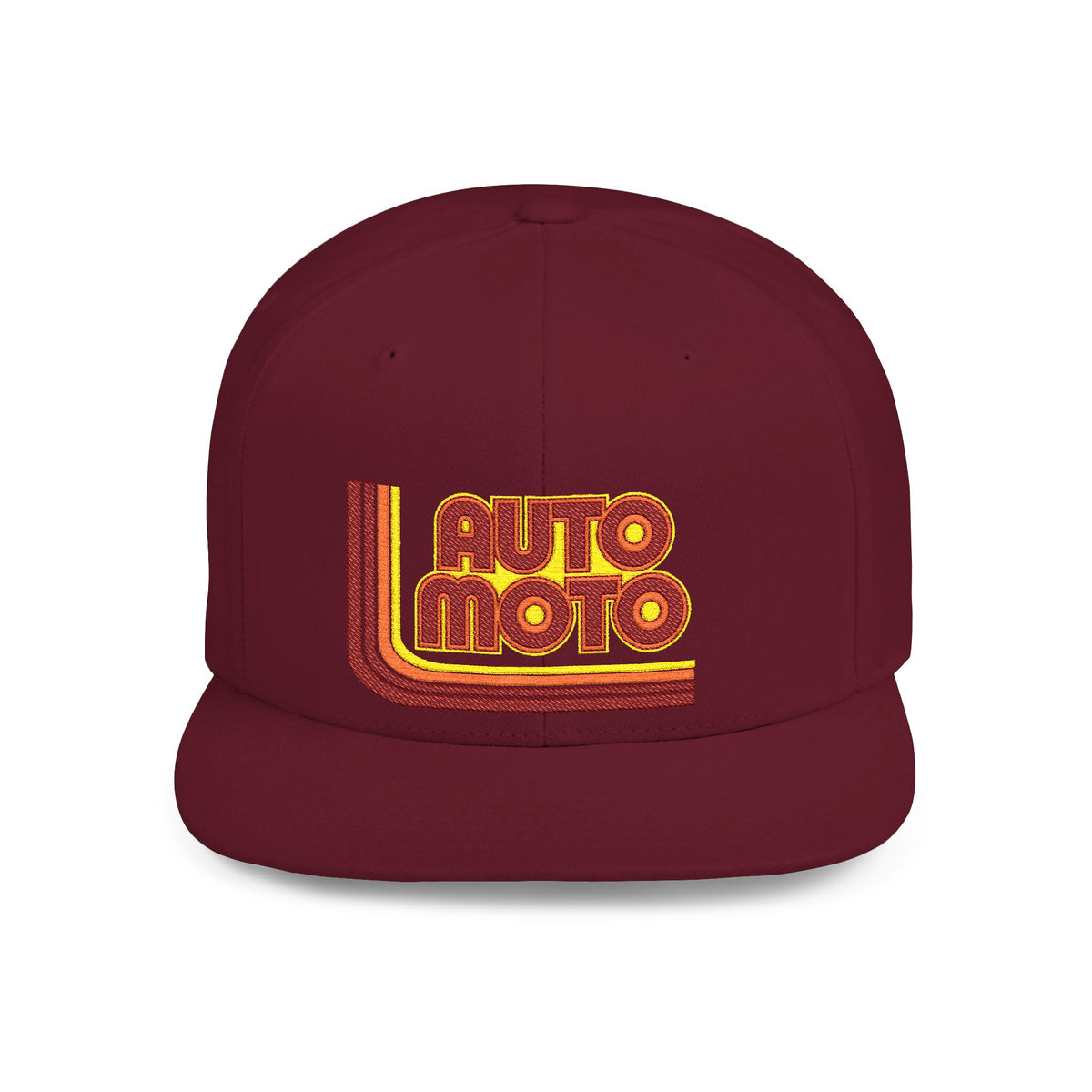AUTO MOTO - 70s Logo Flat Bill Snapback
