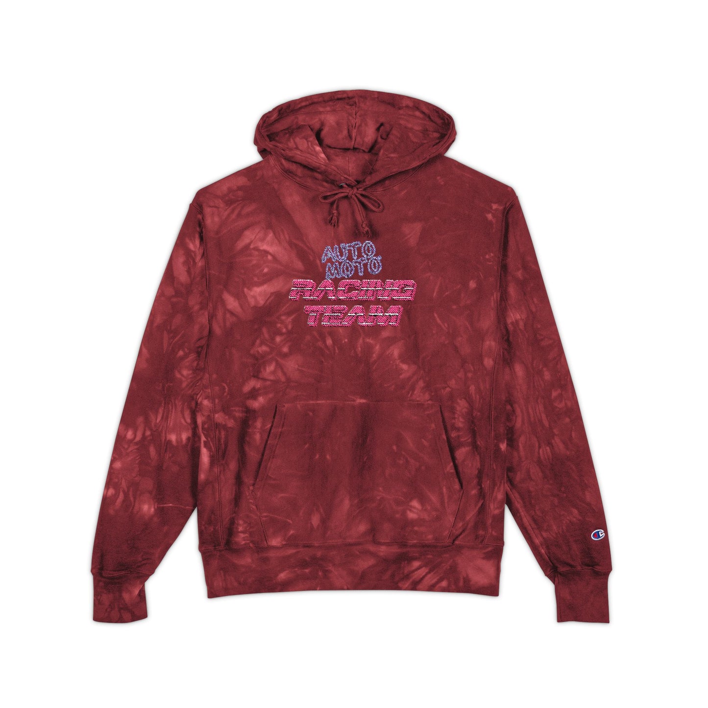 AUTO MOTO - Racing Team Champion Tie-Dye Hoodie (Embroidered)