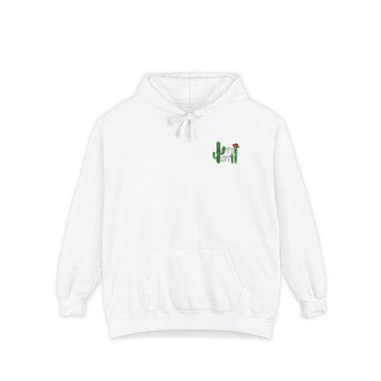 AUTO MOTO - Western Art Garment-Dyed Hoodie