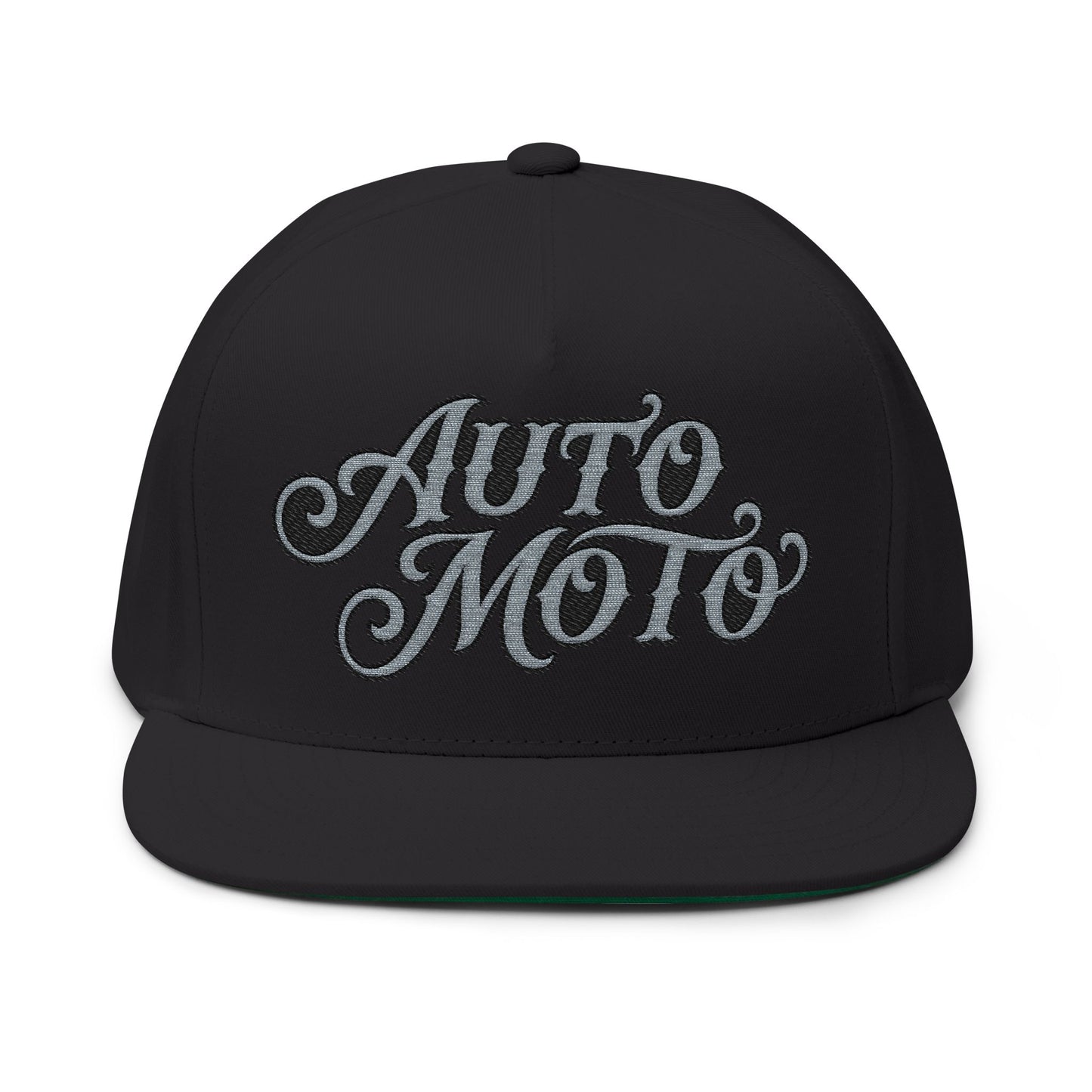 AUTO MOTO - Flat Bill Cap (Embroidery)