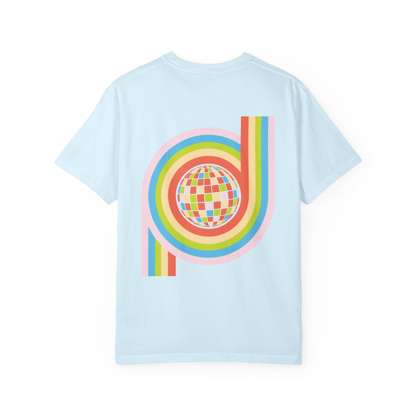 System DJ's Disco Ball Unisex Garment Dyed T-Shirt
