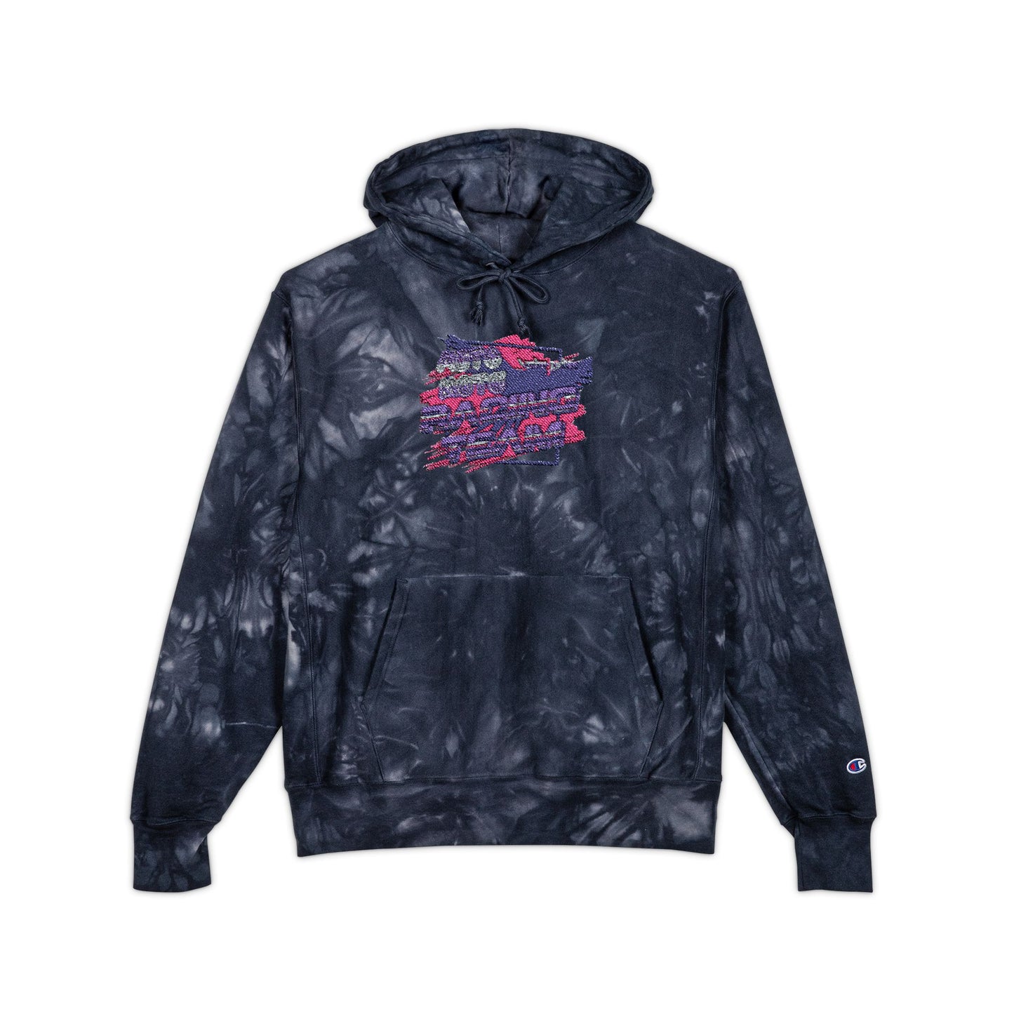 AUTO MOTO - Racing Team Champion Tie-Dye Hoodie (Embroidered)
