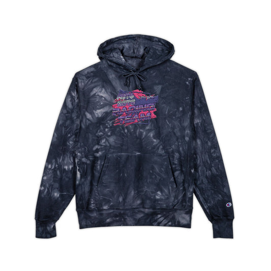 AUTO MOTO - Racing Team Champion Tie-Dye Hoodie (Embroidered)