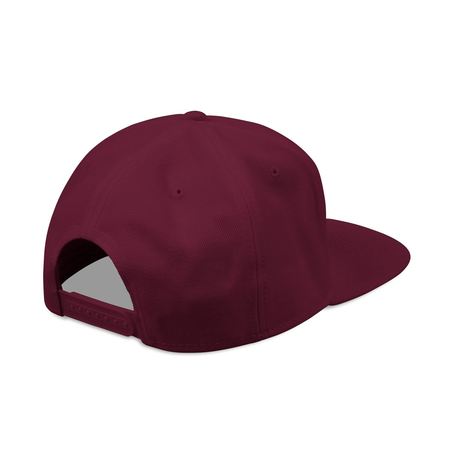 AUTOMOTO Graffiti Maroon Snapback Hat | Embroidered Racing Cap