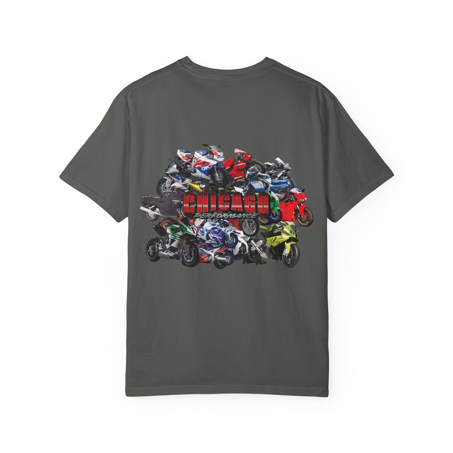 Chicago Performance "Bike Collage"  Garment-Dyed T-shirt