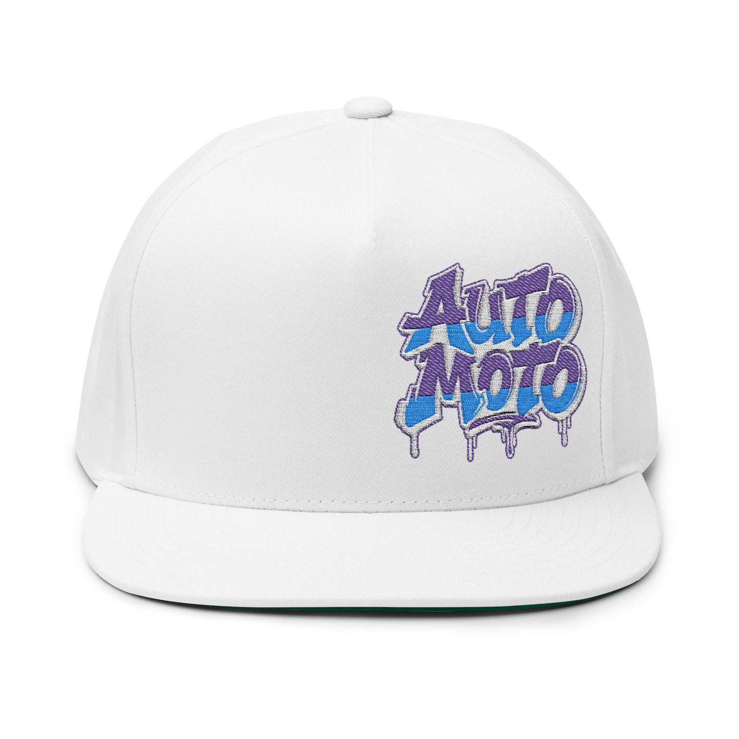 AUTO MOTO - Flat Bill Cap (Embroidery)