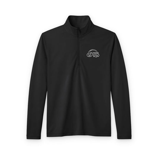 System DJs- Tri-Blend Wicking Quarter-Zip Pullover
