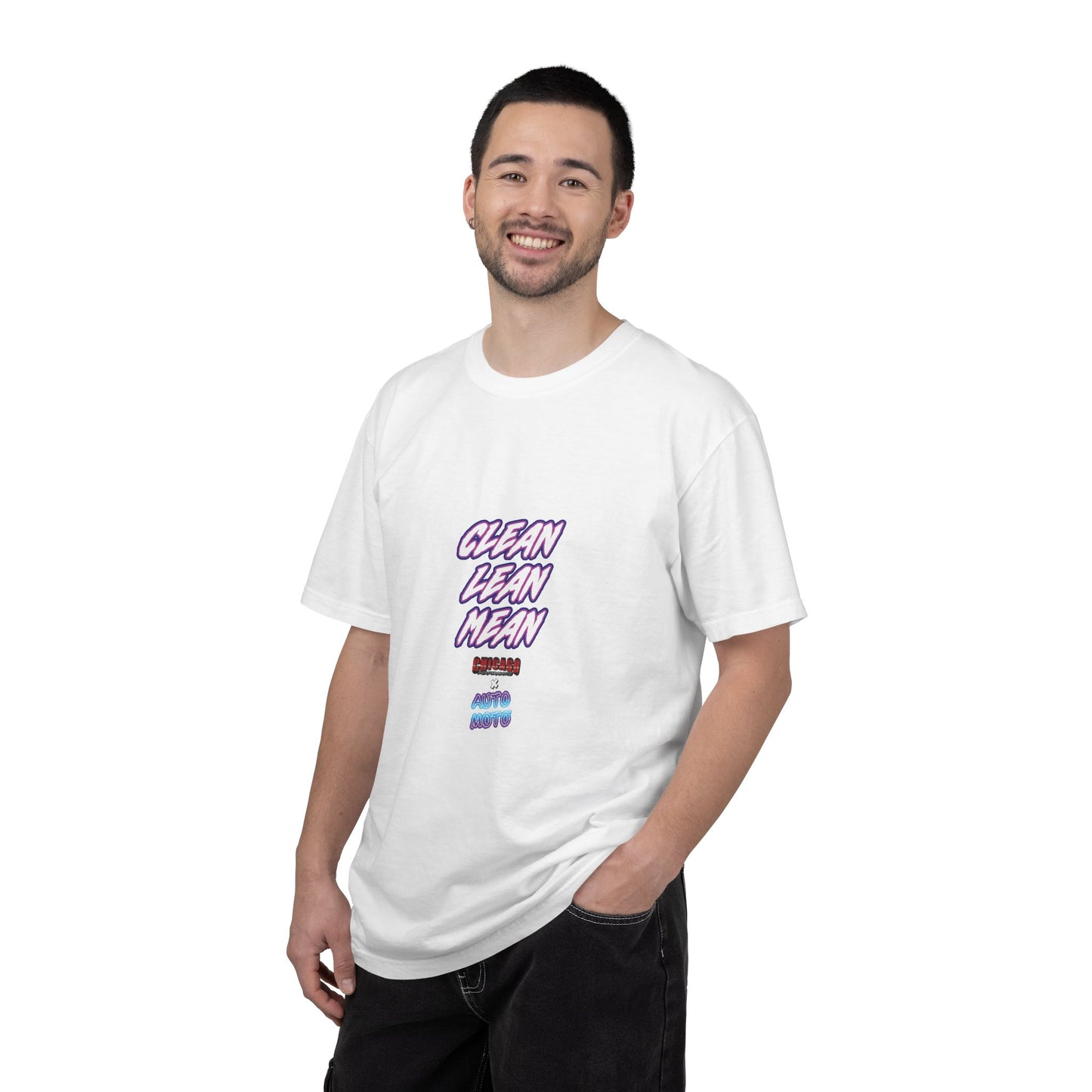 Chicago Performance X AUTO MOTO - "CLEAN, LEAN, MEAN" Garment Dyed Heavyweight T-Shirt