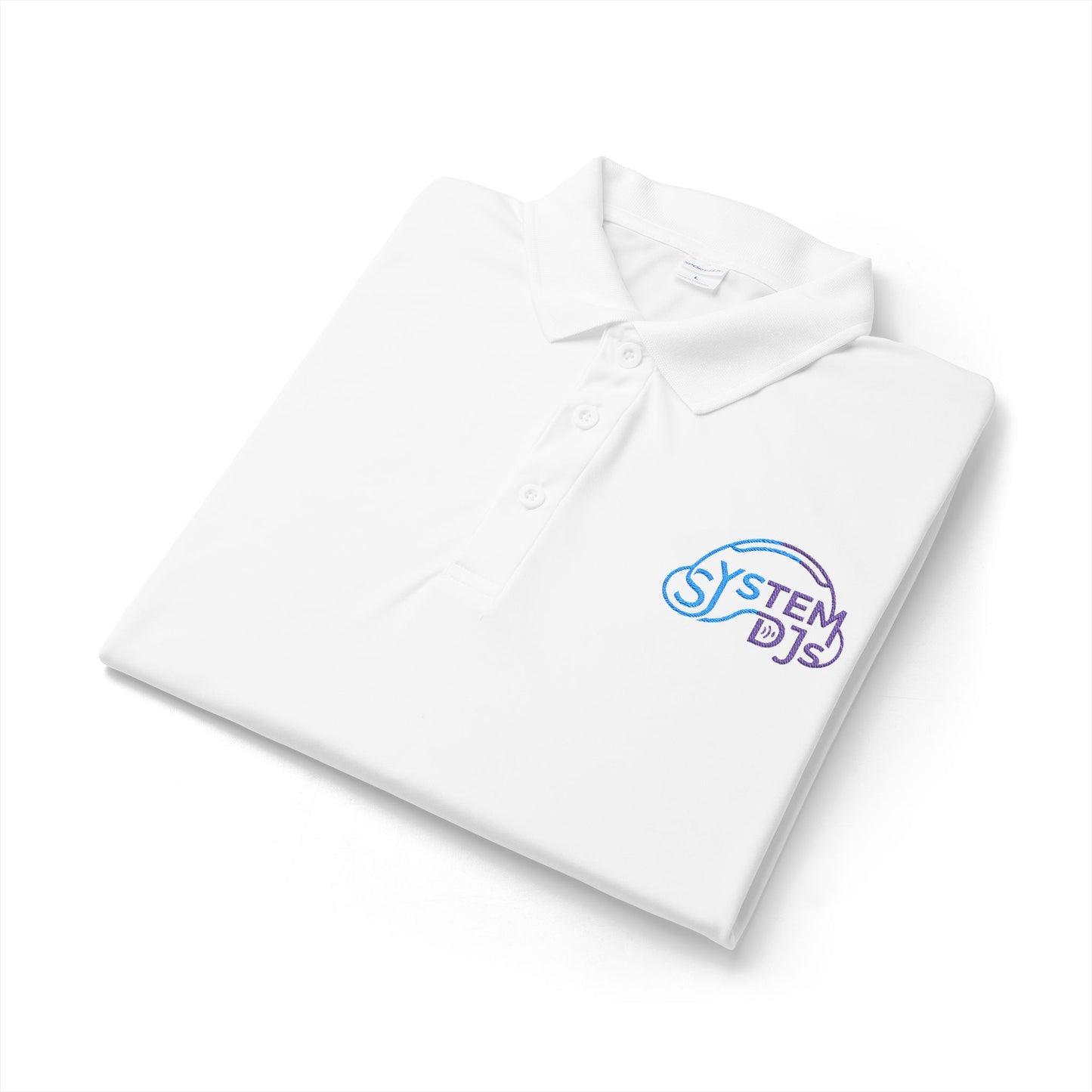 System DJs - Sport Polo Gradient Embroidered Logo