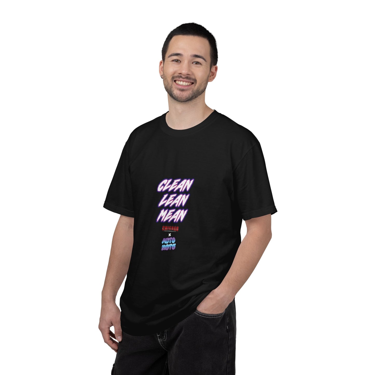 Chicago Performance X AUTO MOTO - "CLEAN, LEAN, MEAN" Garment Dyed Heavyweight T-Shirt