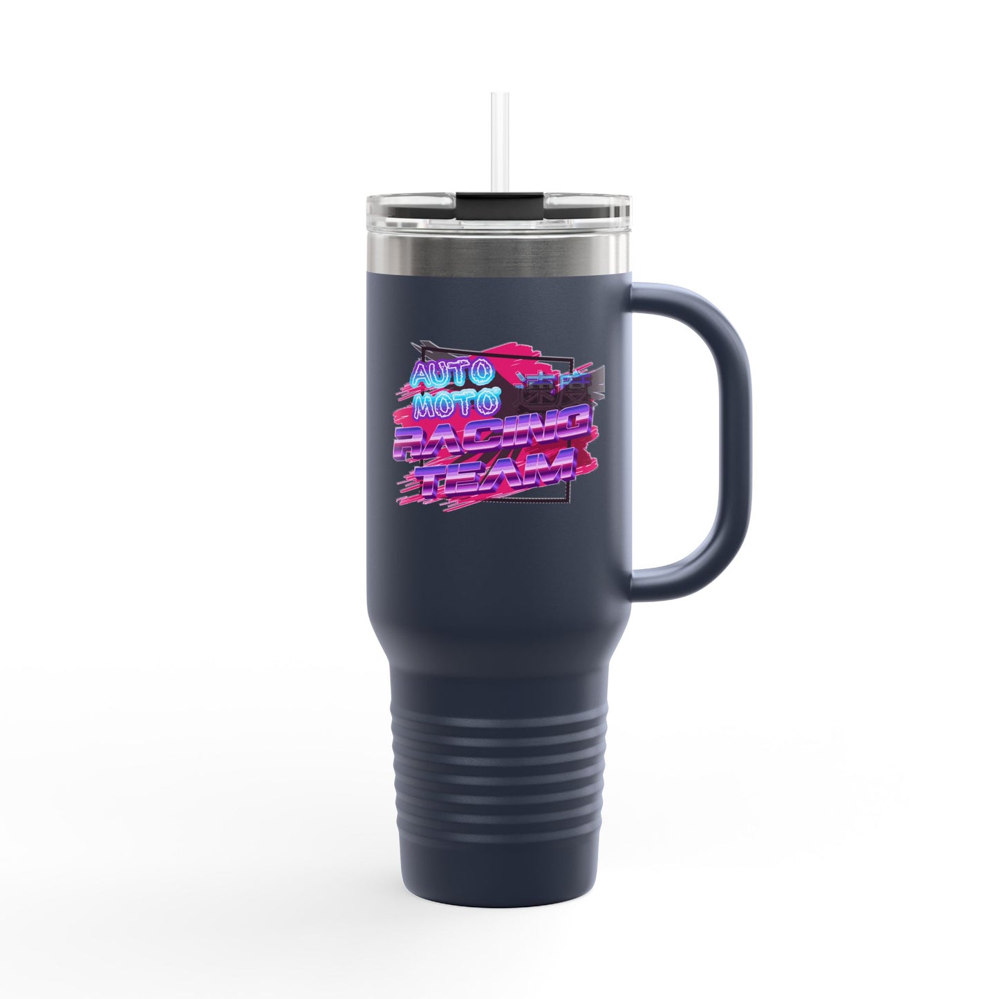 AUTO MOTO - Racing Team Insulated Travel Mug, 40oz
